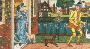 Goody Two Shoes 3 by Walter Crane Oil Painting