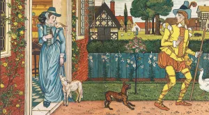 Goody Two Shoes 3 Oil painting by Walter Crane