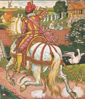 Goody Two Shoes 5 Oil painting by Walter Crane