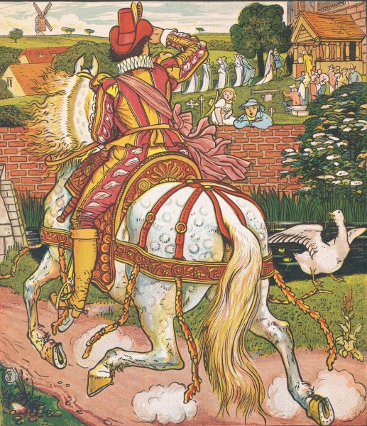 Goody Two Shoes 5  by Walter Crane - Hand-Painted Oil Painting Reproduction