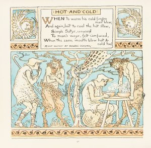 Hot and Cold by Walter Crane Oil Painting