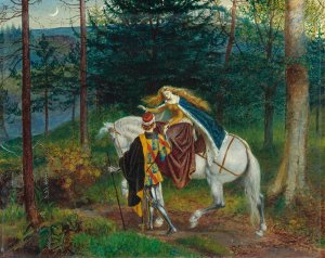 La Belle Dame Sans Merci by Walter Crane Oil Painting