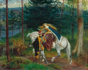 La Belle Dame Sans Merci by Walter Crane Oil Painting