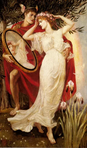 L'Art Et La Vie by Walter Crane - Oil Painting Reproduction