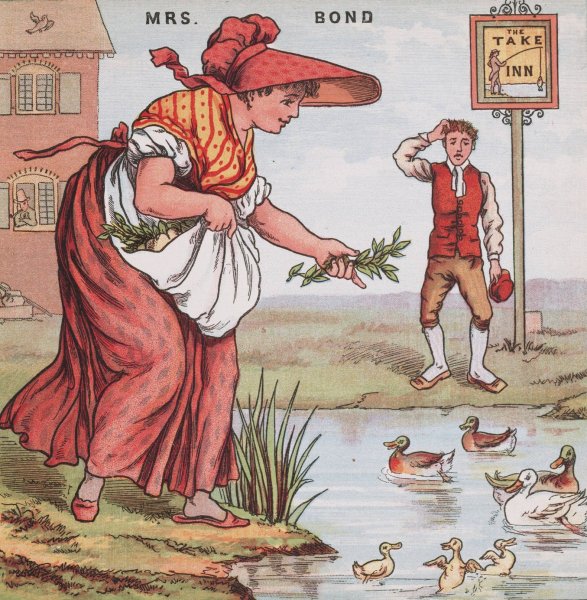Mrs Bond  by Walter Crane - Hand-Painted Oil Painting Reproduction