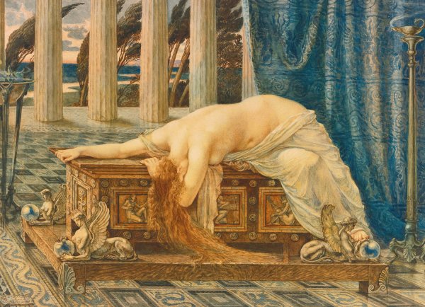Pandora  by Walter Crane - Hand-Painted Oil Painting Reproduction