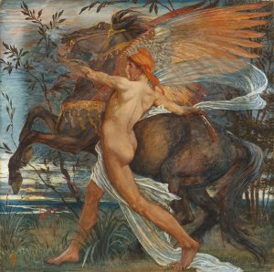 Pegasus by Walter Crane Oil Painting