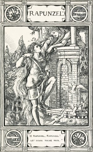 Rapunzel by Walter Crane Oil Painting
