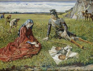 Ruth And Boaz by Walter Crane Oil Painting