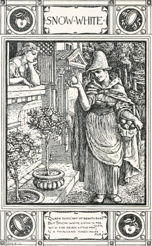 Snow White by Walter Crane Oil Painting