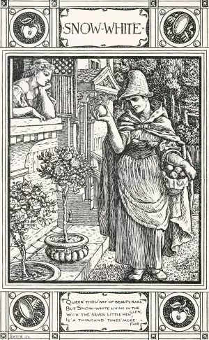 Snow White by Walter Crane Oil Painting