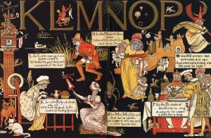 The Absurd A.B.C 4 by Walter Crane Oil Painting