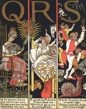 The Absurd A.B.C 5 by Walter Crane Oil Painting
