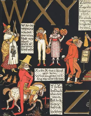 The Absurd A.B.C 7 by Walter Crane Oil Painting