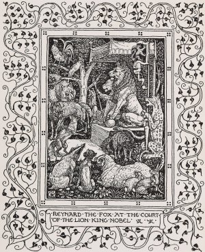 The history of Reynard the Fox by Walter Crane Oil Painting