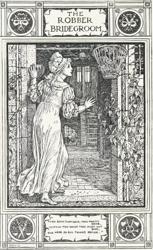 The Robber Bridegroom by Walter Crane Oil Painting