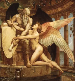 The Roll of Fate Oil painting by Walter Crane