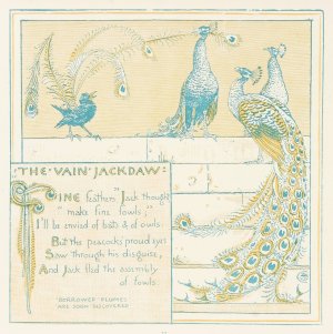The Vain Jackdaw by Walter Crane Oil Painting