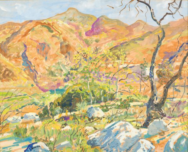 Tujunga Canyon  by Walter Elmer Schofield - Hand-Painted Oil Painting Reproduction