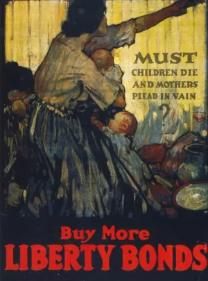 Must children die and mothers plead in vain by Walter Everett Oil Painting