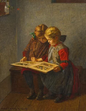 The Fairy Tale by Walter Firle Oil Painting