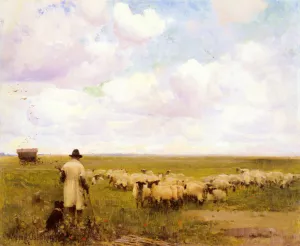The Return of the Flock by Walter Frederick Osborne Oil Painting