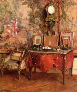 La Commode by Walter Gay Oil Painting