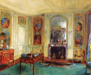 The Boucher Room by Walter Gay Oil Painting