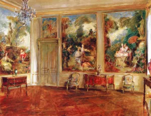 The Fragonard Room by Walter Gay - Oil Painting Reproduction