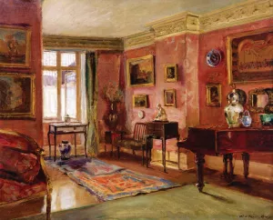 The Front Parlor by Walter Gay Oil Painting