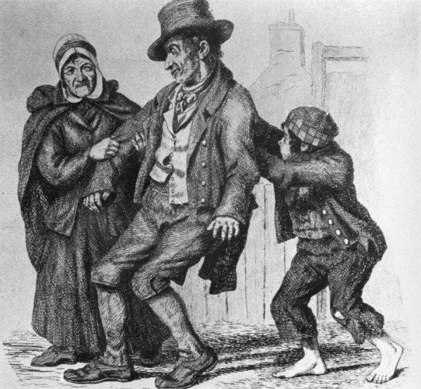 Main Product Photo of Drunken Man Painting by Walter Geikie
