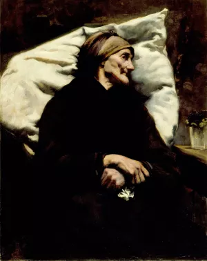 The Grandmother by Walter Gilman Page Oil Painting