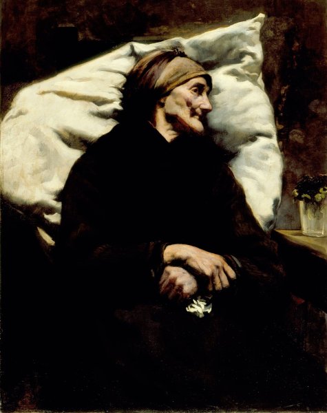 The Grandmother  by Walter Gilman Page - Hand-Painted Oil Painting Reproduction