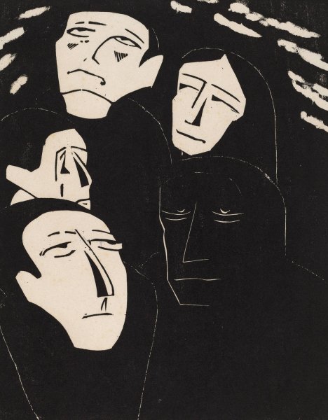 Main Product Photo of Eavesdropping  Painting by Walter Gramatte