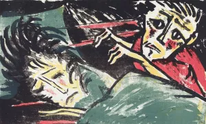 Qual by Walter Gramatte Oil Painting