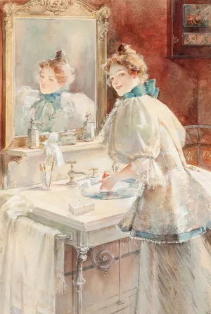 Ivory Soap ad illustration by Walter Granville-Smith Oil Painting