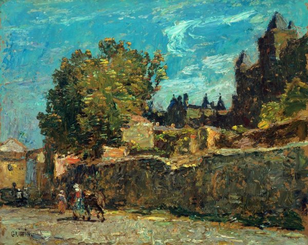 Main Product Photo of Carcassonne Painting by Walter Griffin