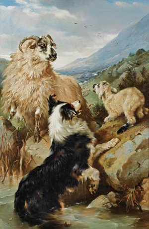 Rescued by Walter Hunt Oil Painting
