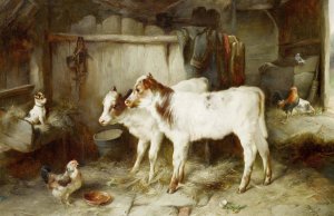 The Dog In The Manger by Walter Hunt Oil Painting