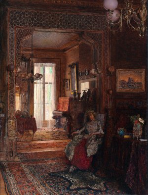 De Forest Interior by Walter L. Palmer Oil Painting