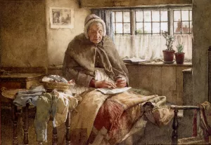 At Evening Time It Shall Be Light by Walter Langley Oil Painting