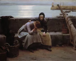 Never Morning Wore To Evening But Some Heart Did Break by Walter Langley Oil Painting
