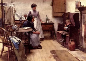 The Orphan Oil painting by Walter Langley