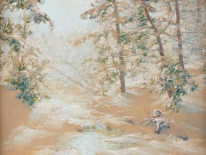 In the Glen by Walter Launt Palmer Oil Painting