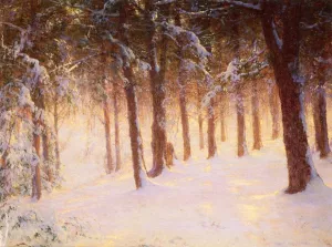 Jewelled Pines by Walter Launt Palmer - Oil Painting Reproduction