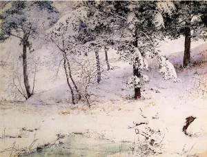 Snow Laden by Walter Launt Palmer - Oil Painting Reproduction
