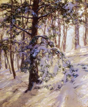 The Bent Branch painting by Walter Launt Palmer