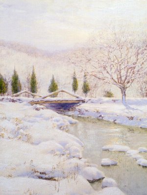 The Bridge, Winter by Walter Launt Palmer Oil Painting