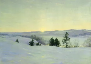 The Last Glrem by Walter Launt Palmer - Oil Painting Reproduction