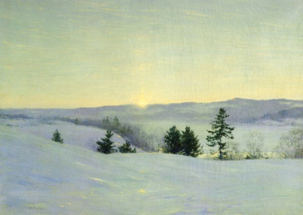 Main Product Photo of The Last Glrem Painting by Walter Launt Palmer